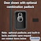 Salsbury Industries 2 Tier 'S' Designer Locker, 54"Wx76"Hx18"D, 6 Door, Mahogany 18-27368MAH - alternate 8